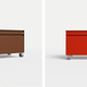 nice ped cassettiera su ruote con classificatore e cassetto cancelleria dieffebi: design Takiro Yuta